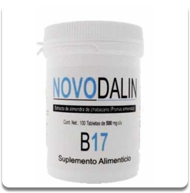 Amygdalin, Laetrile, Vitamin B-17 - Bottle with 100 tabs.